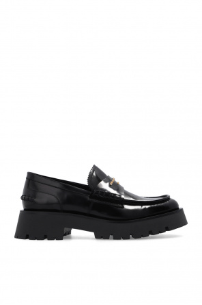 maxi2020Alden 9626 ペニーローファー6 1/2 E黒 Czarny Skórzane buty typu 'penny loafers' Saint Laurent